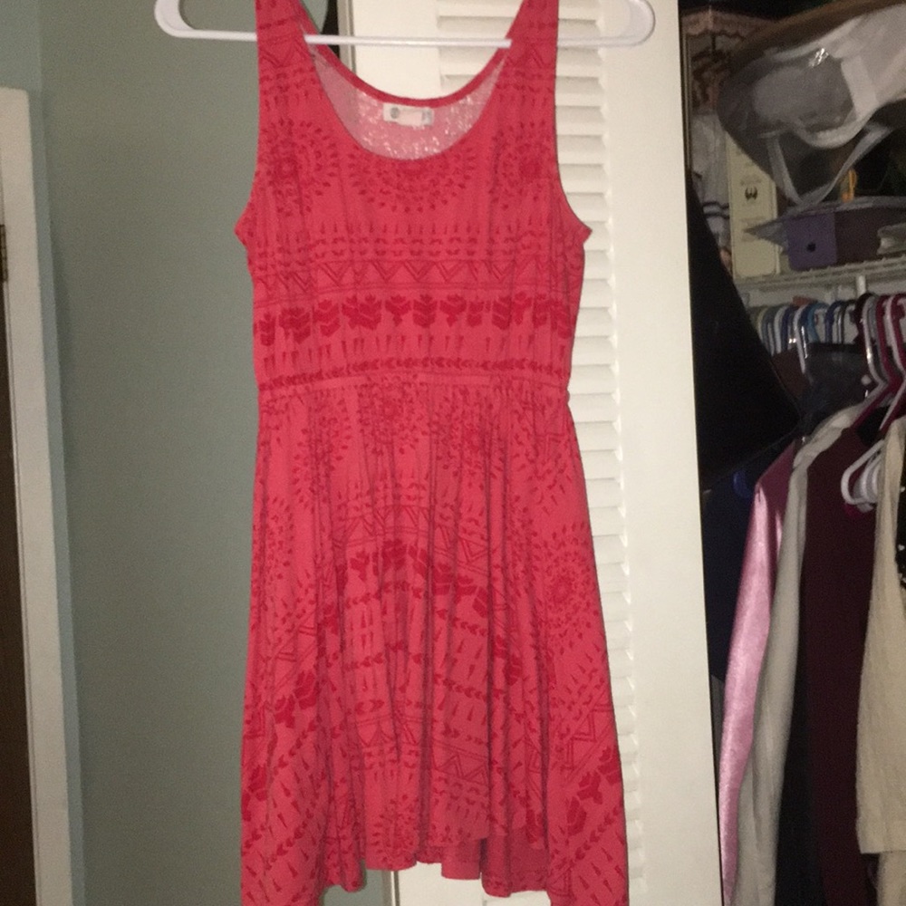 Red/pink Element dress